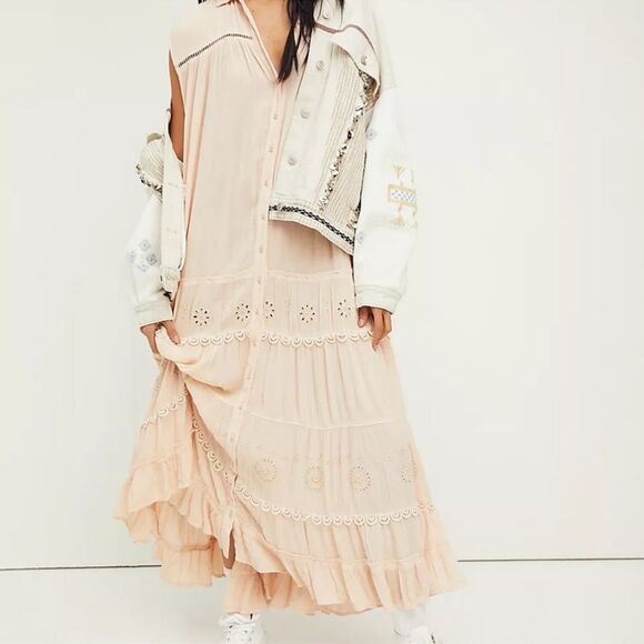 Free People Pretty Cozy Maxi - Picture 1 of 11